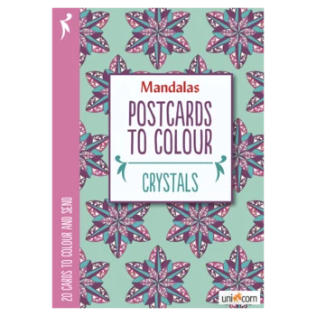 Mandalas Postcards to Colour - CRYSTALS